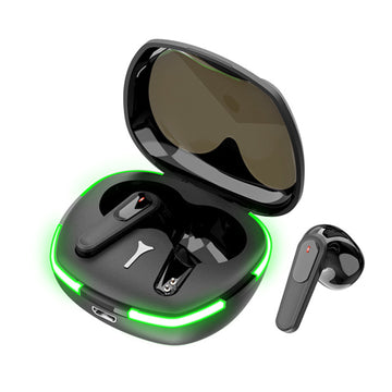 Écouteurs bluetooth sans fil bluetooth 5.1 stéréo lumière LED écouteurs de sport casque de jeu intra-auriculaire casque gaming